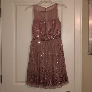 Delia’s Blush Pink, Sparkly Dress